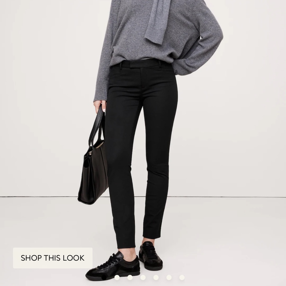 Banana Republic Black Sloan Pants